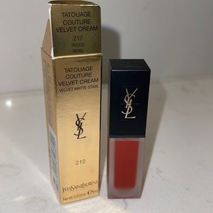 Yves Saint Laurent 212 Rouge Rebel Tatouage Couture Velvet Cream Matte Stain